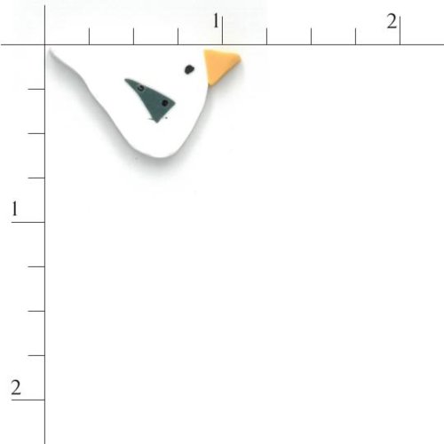 (image for) Bright White/Teal Sandpiper - Small